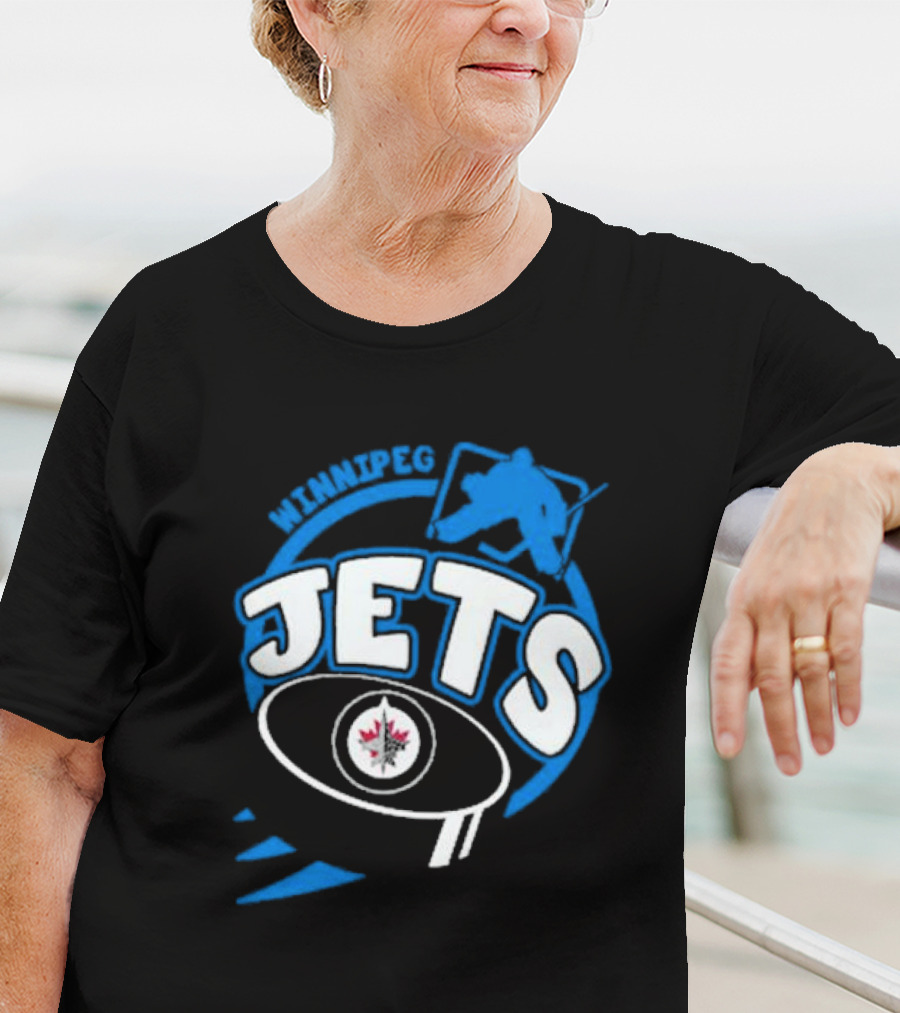 Winnipeg Jets Toddler Slap Shot Hockey T-Shirt