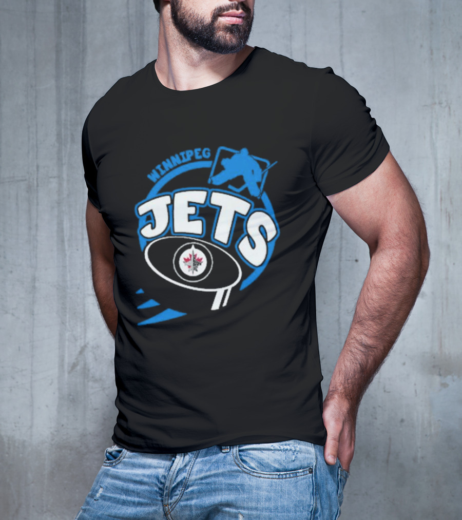 Winnipeg Jets Toddler Slap Shot Hockey T-Shirt