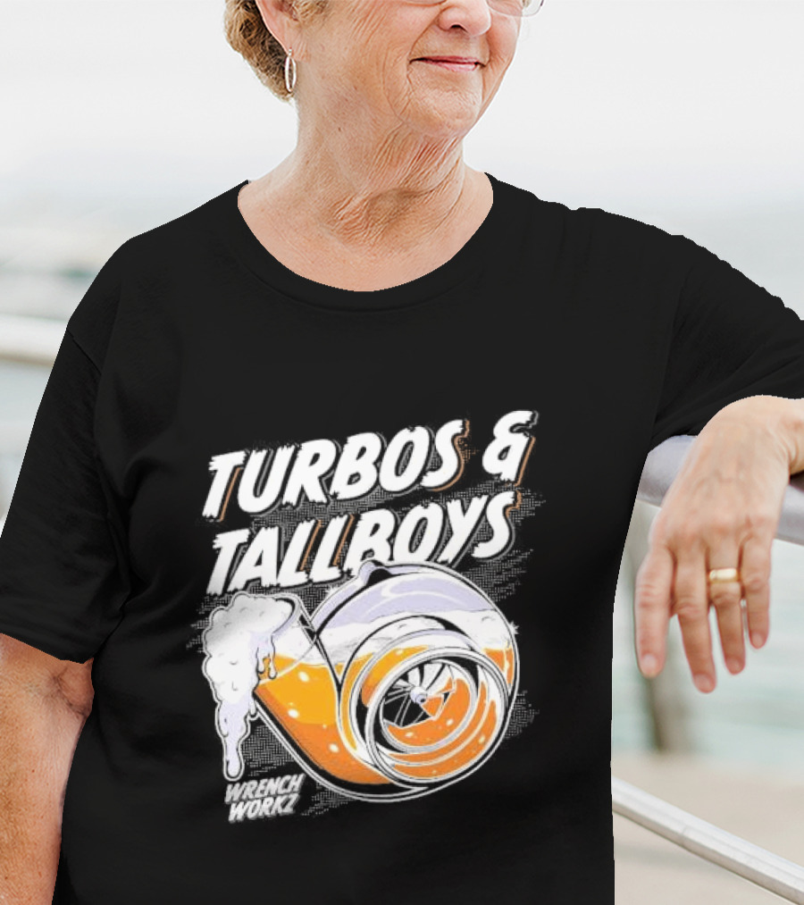 Turbos And Tallboys Wrench Workz Turbocharger Beer Fusion T-Shirt