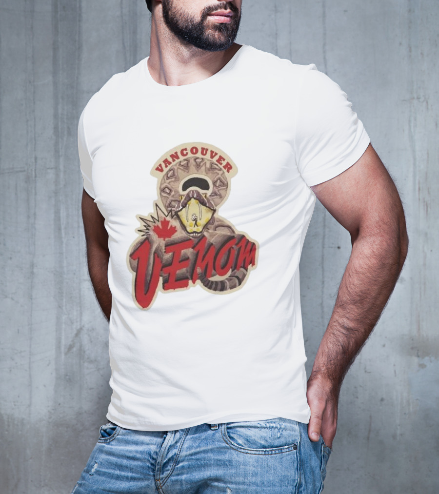 Vancouver Venom Rattlesnake Maple Leaf T-Shirt
