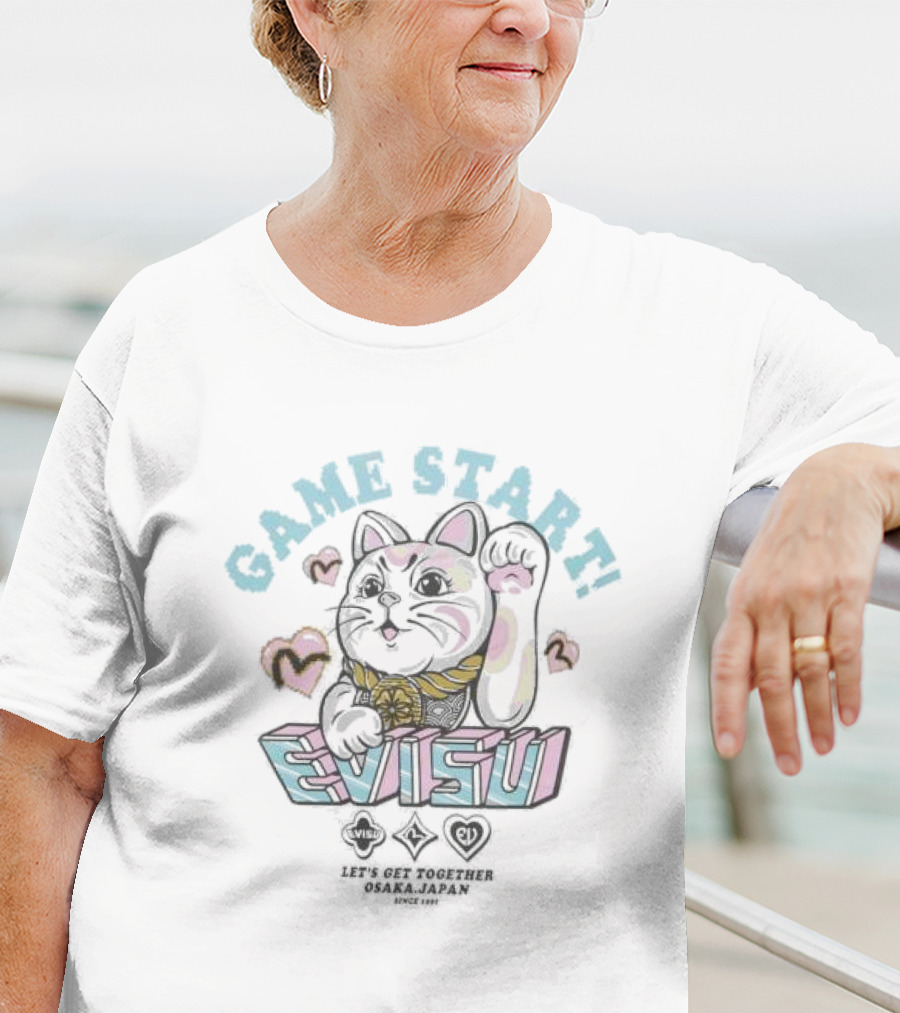 Game Start Evisu Let’s Get Together Osaka Japan Since 1993 T-Shirt