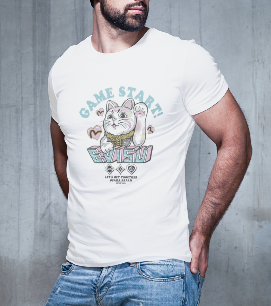 Game Start Evisu Let’s Get Together Osaka Japan Since 1993 T-Shirt