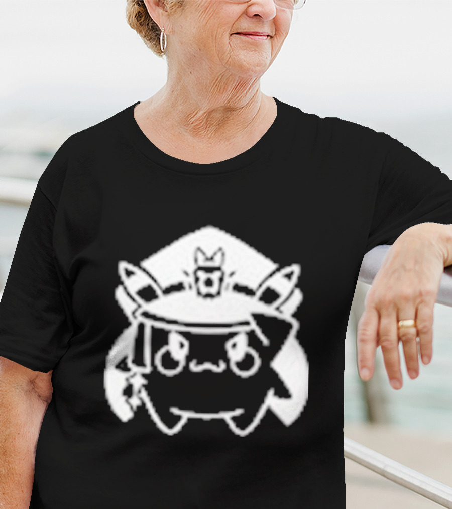 Pikachu Cadet Momo Emblem T-Shirt