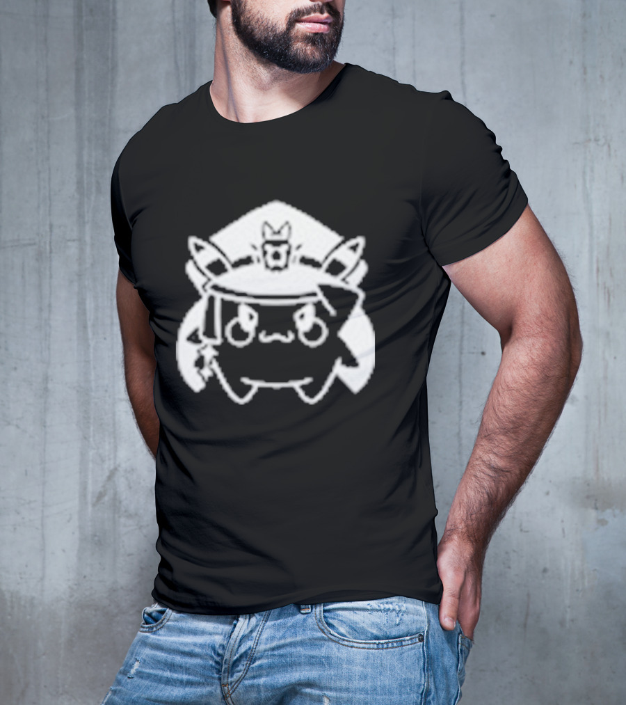 Pikachu Cadet Momo Emblem T-Shirt