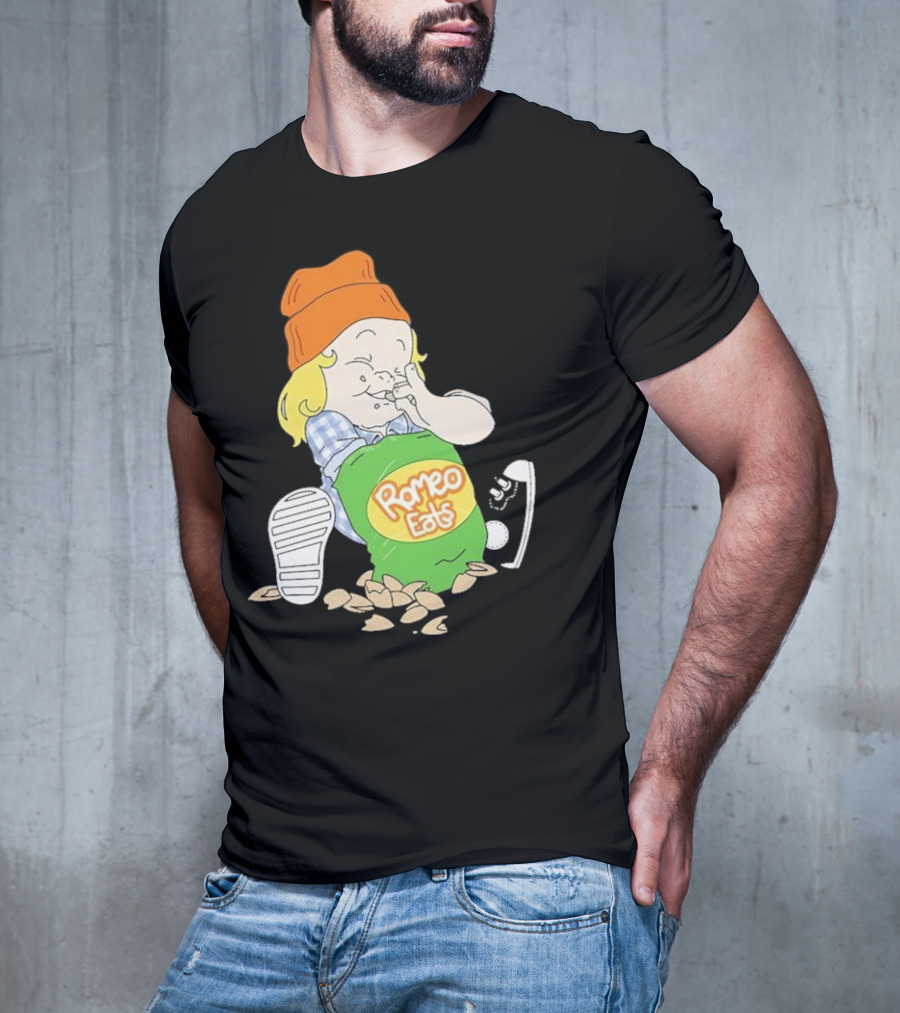 Romeo Eats Almonds Bag Toddler Sneaker Orange Hat T-Shirt