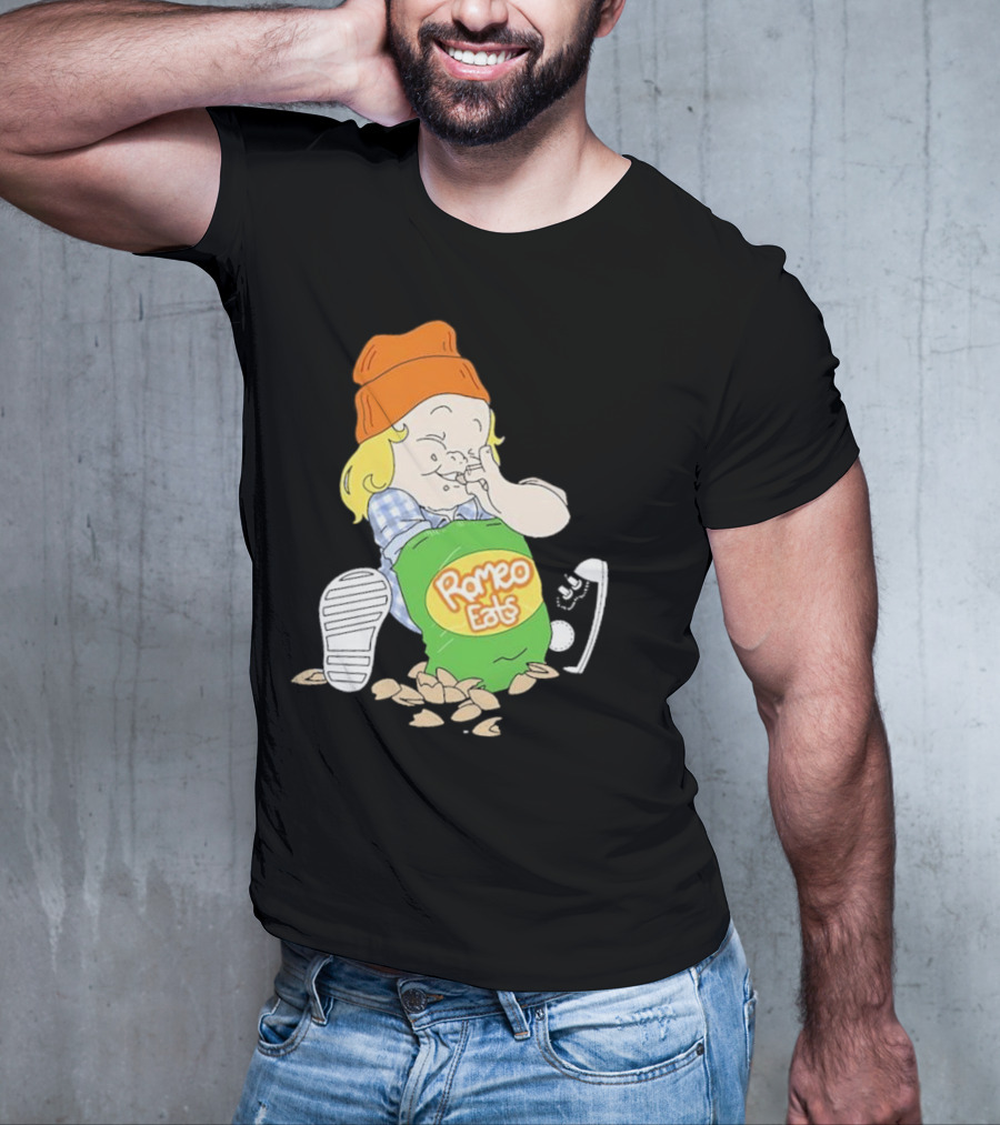 Romeo Eats Almonds Bag Toddler Sneaker Orange Hat T-Shirt