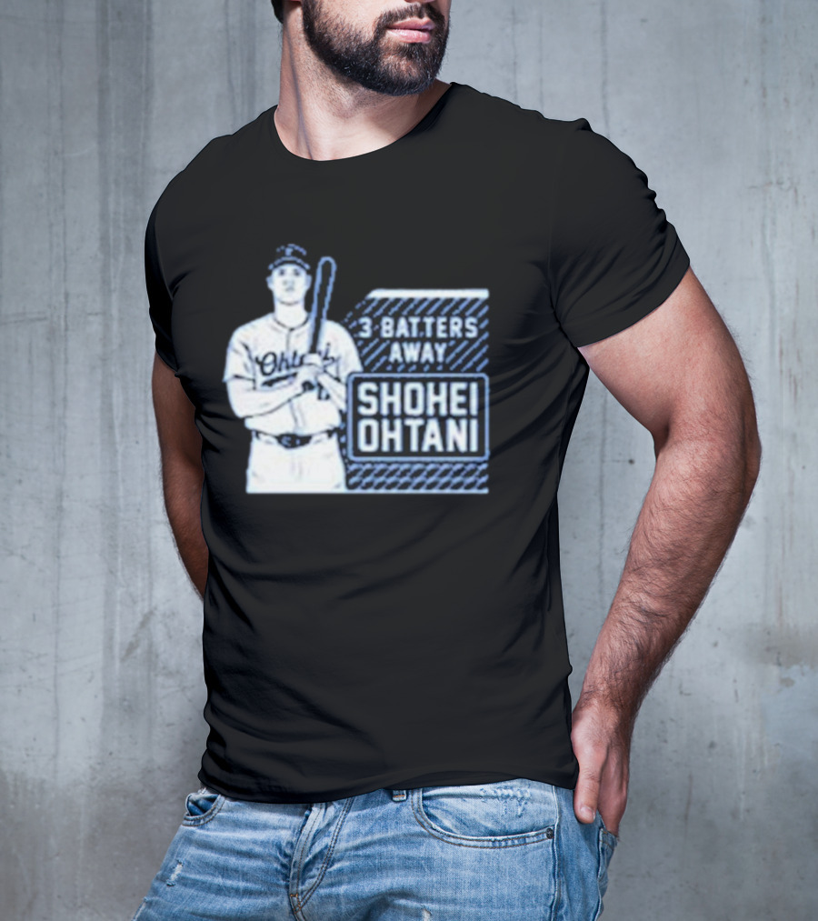 Shohei Ohtani 3 Batters Away Tracker T-Shirt