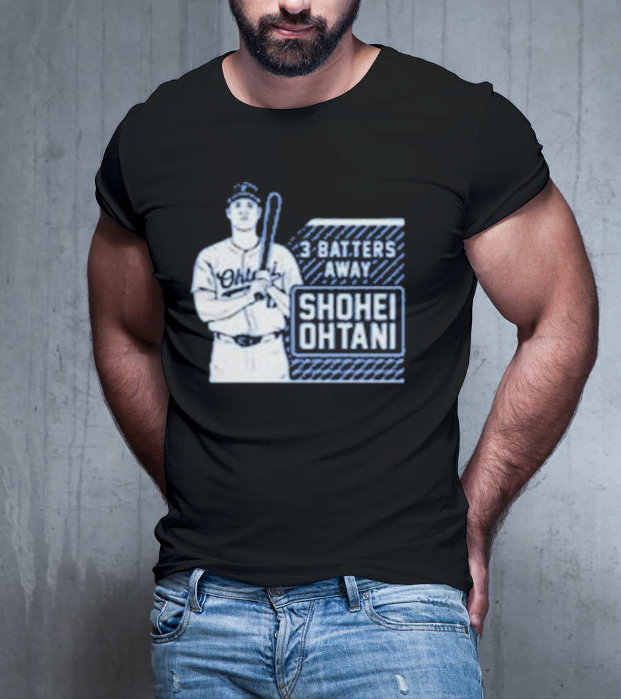 Shohei Ohtani 3 Batters Away Tracker T-Shirt