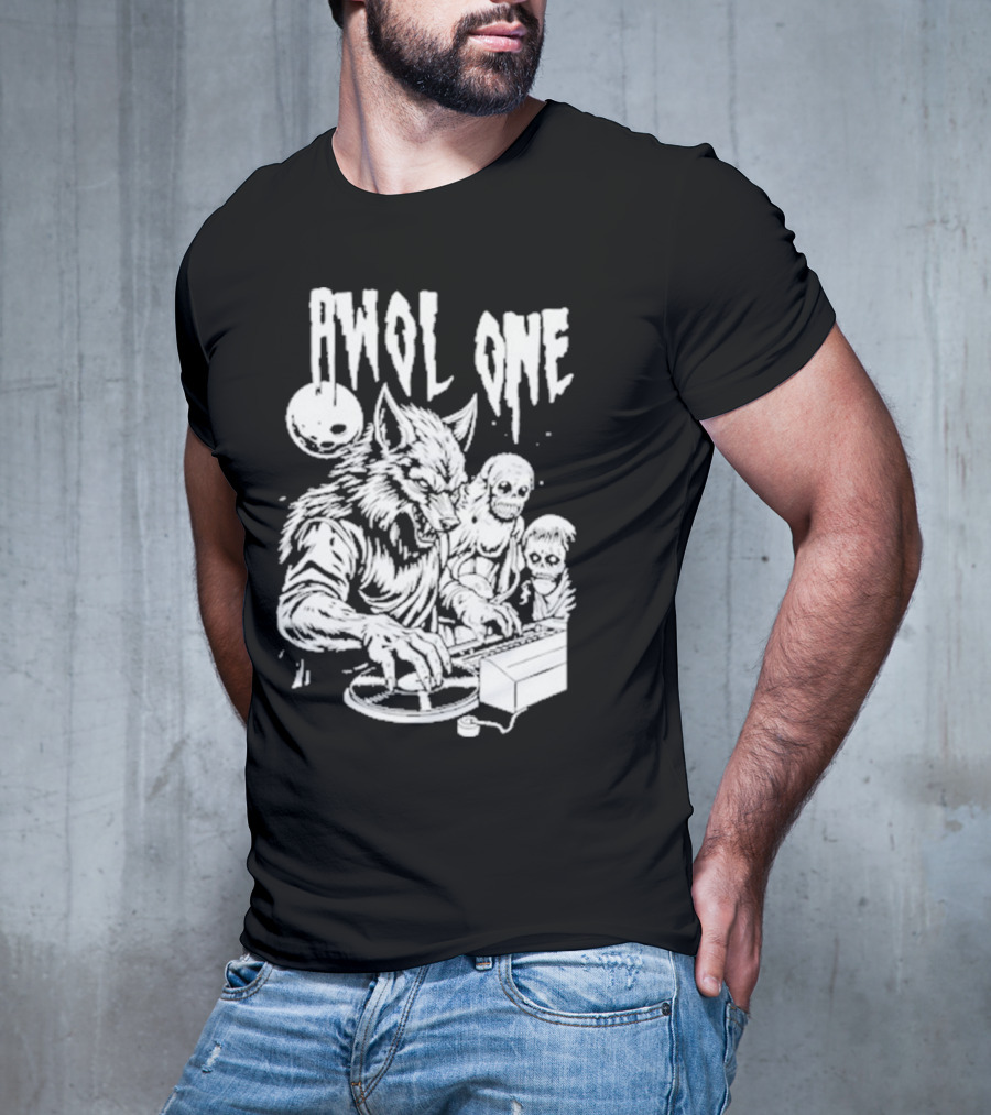 AWOL One Werewolf DJ With Creatures T-Shirt