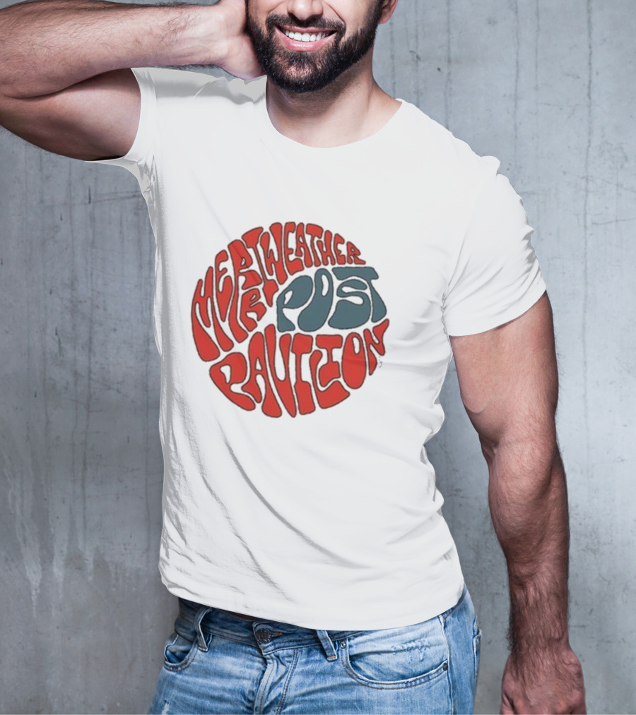 Merriweather Post Pavilion Psychedelic Retro Text T-Shirt