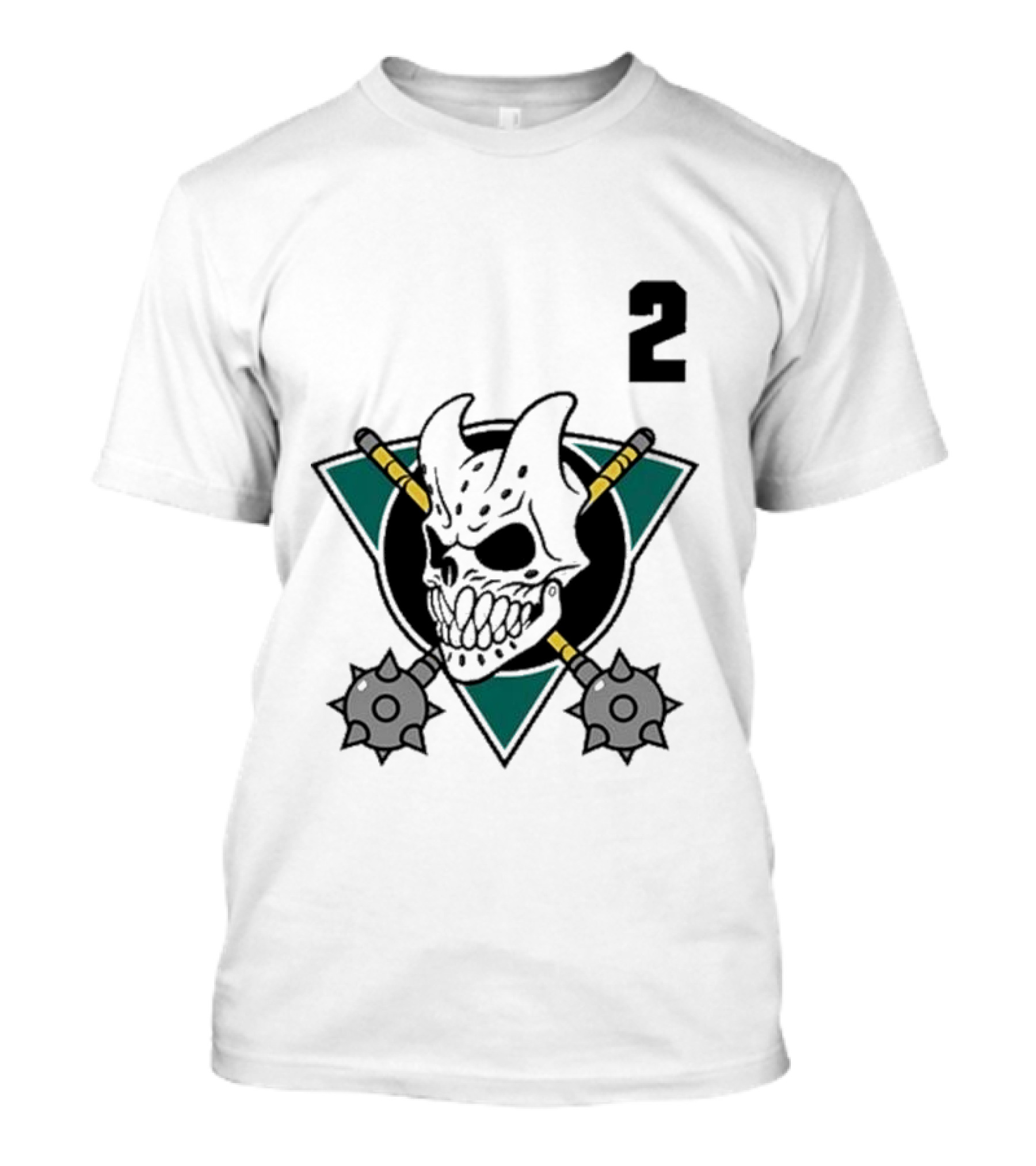 Slaughter To Prevail Hockey Skull Maces Logo 2 T-Shirt