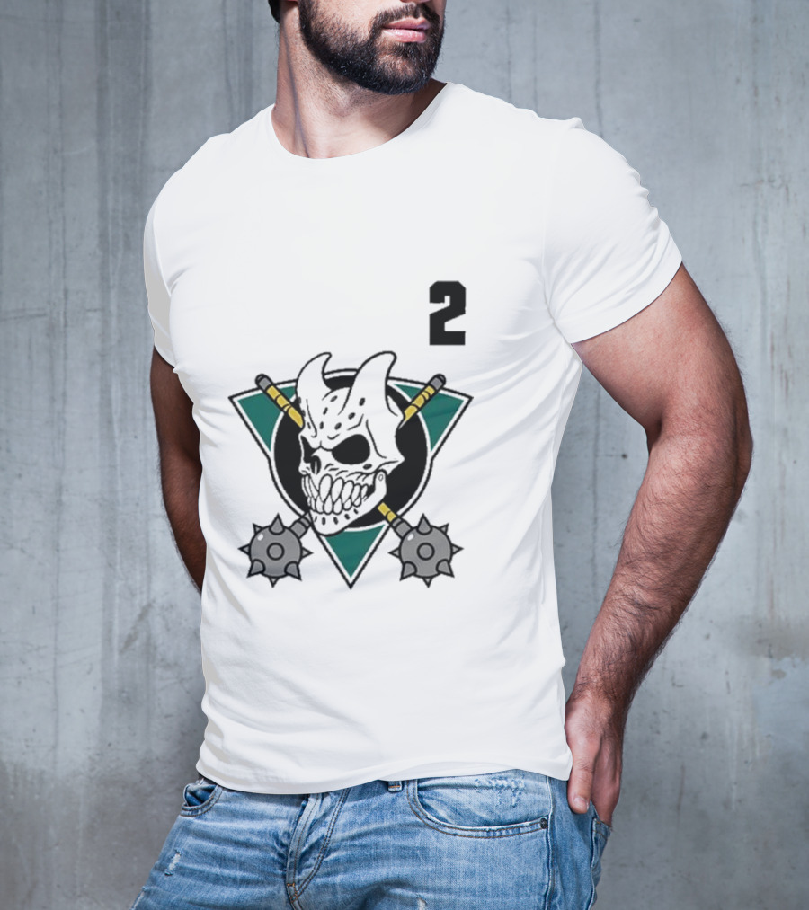 Slaughter To Prevail Hockey Skull Maces Logo 2 T-Shirt