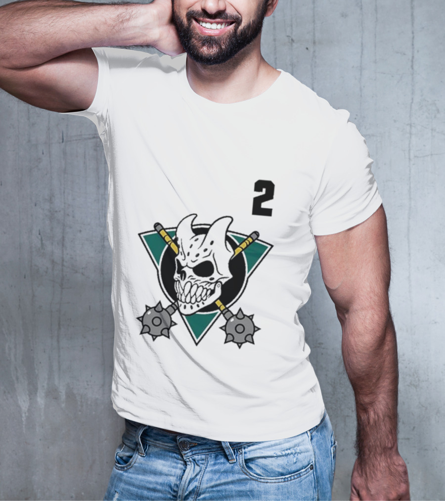 Slaughter To Prevail Hockey Skull Maces Logo 2 T-Shirt