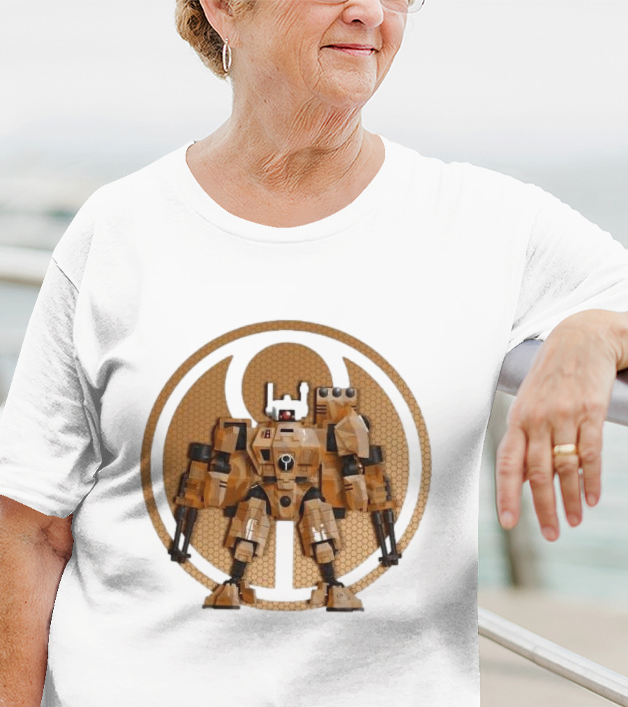 T’au Empire Crisis Battlesuit For The Greater Good Iconic Mecha T-Shirt