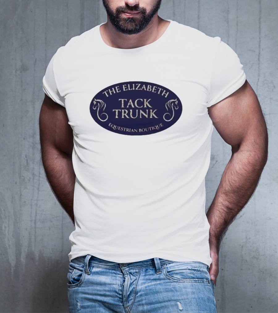 The Elizabeth Tack Trunk Equestrian Boutique Horse T-Shirt