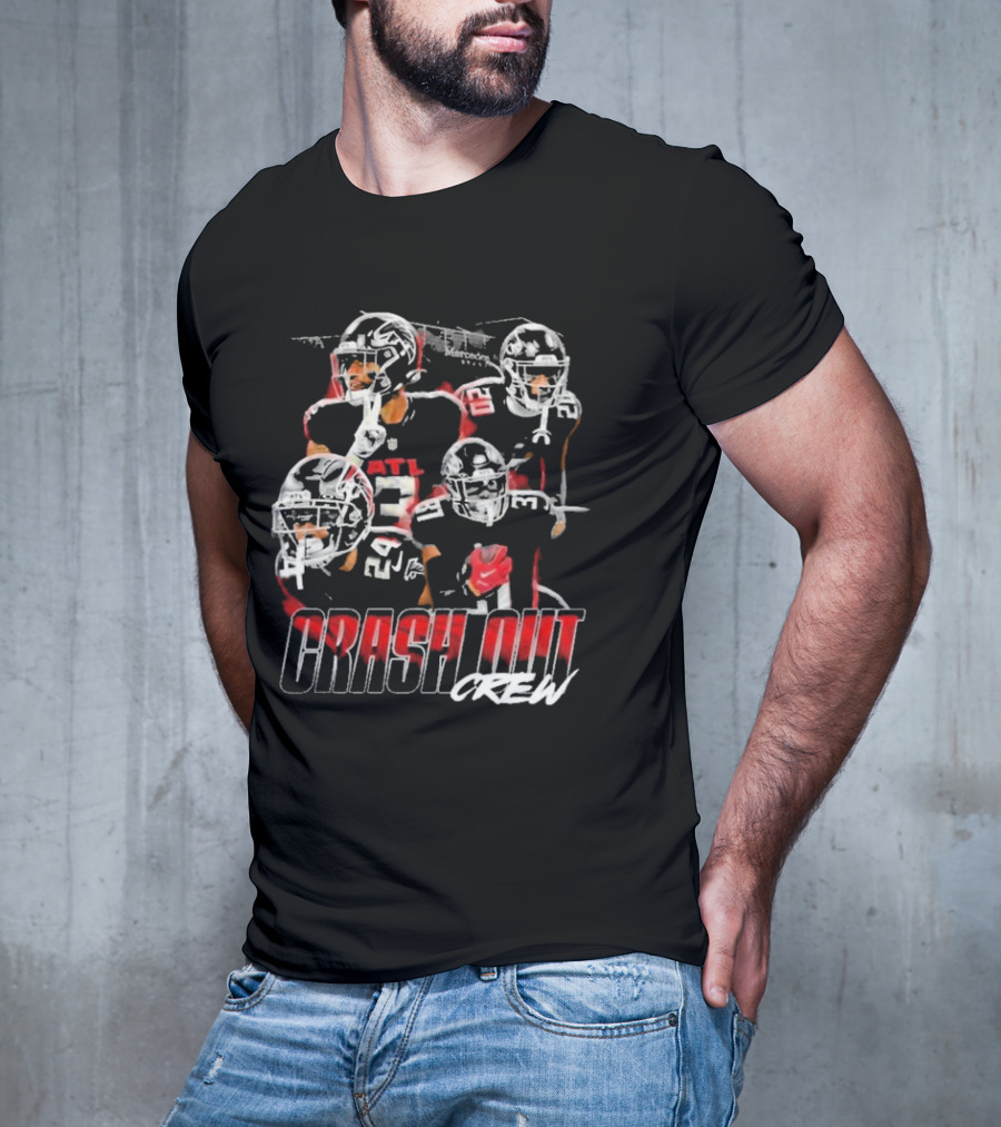 Atlanta Falcons Crash Out Crew Mercedes Benz Stadium Football Players T-Shirt