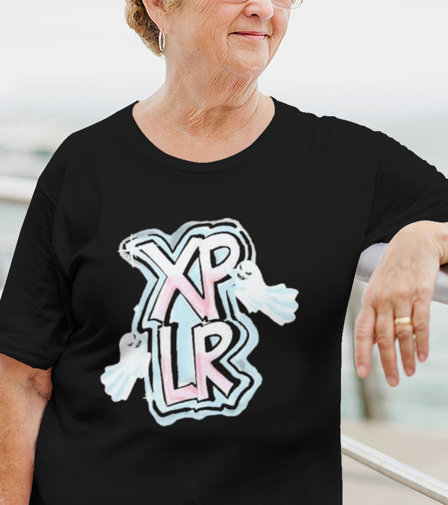 XPLR Pastel Ghost Graffiti T-Shirt