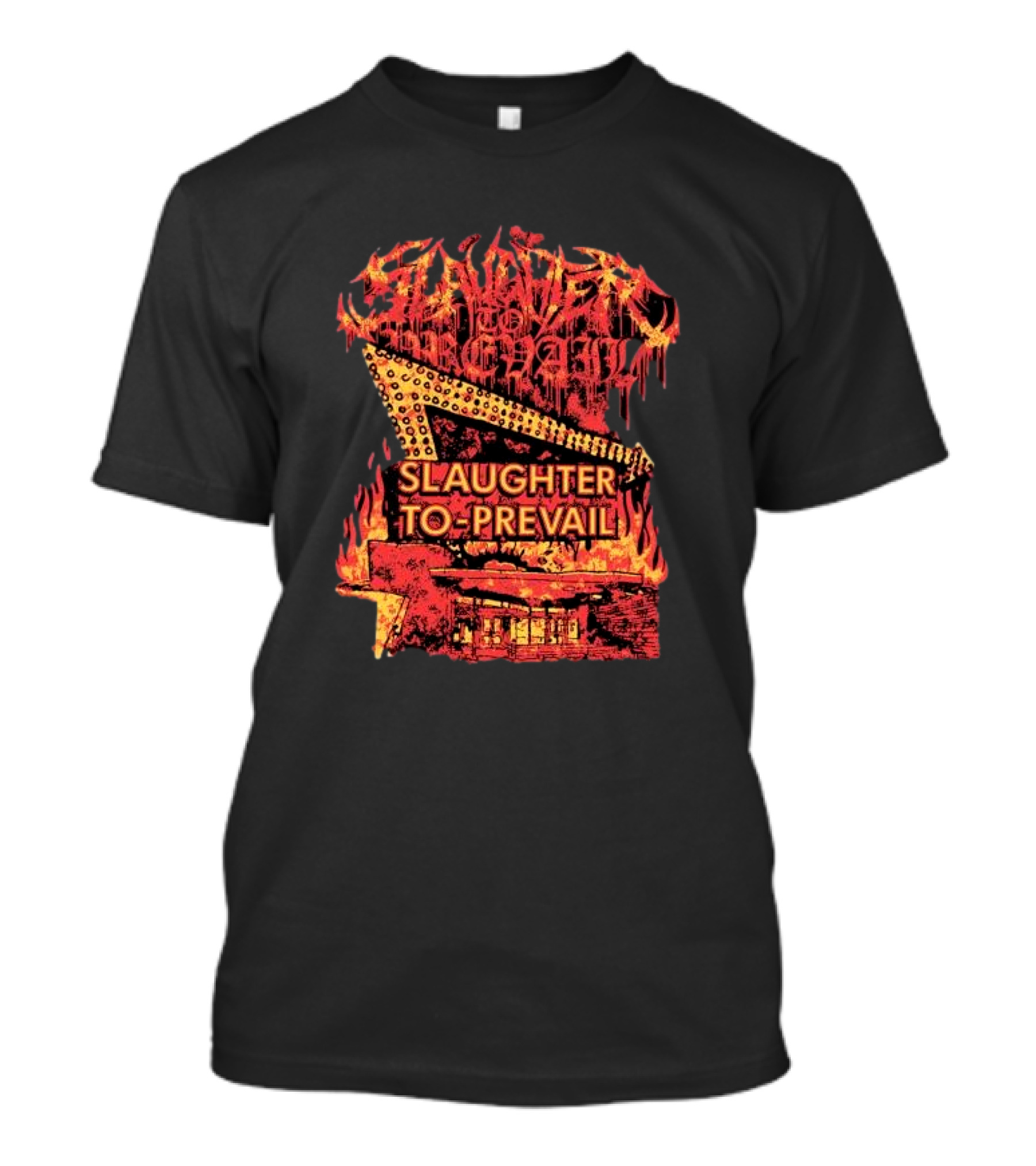 Slaughter To Prevail Flaming Diner Inferno T-Shirt