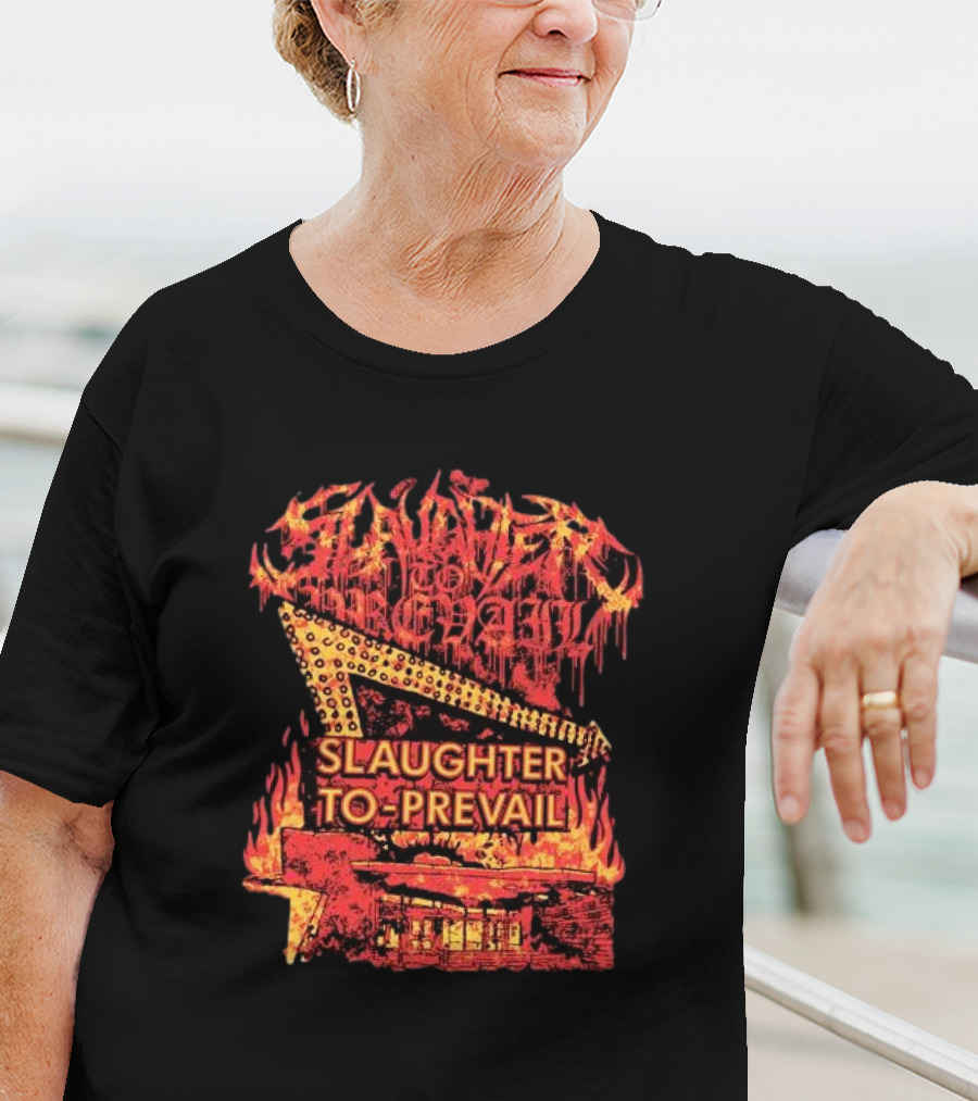 Slaughter To Prevail Flaming Diner Inferno T-Shirt