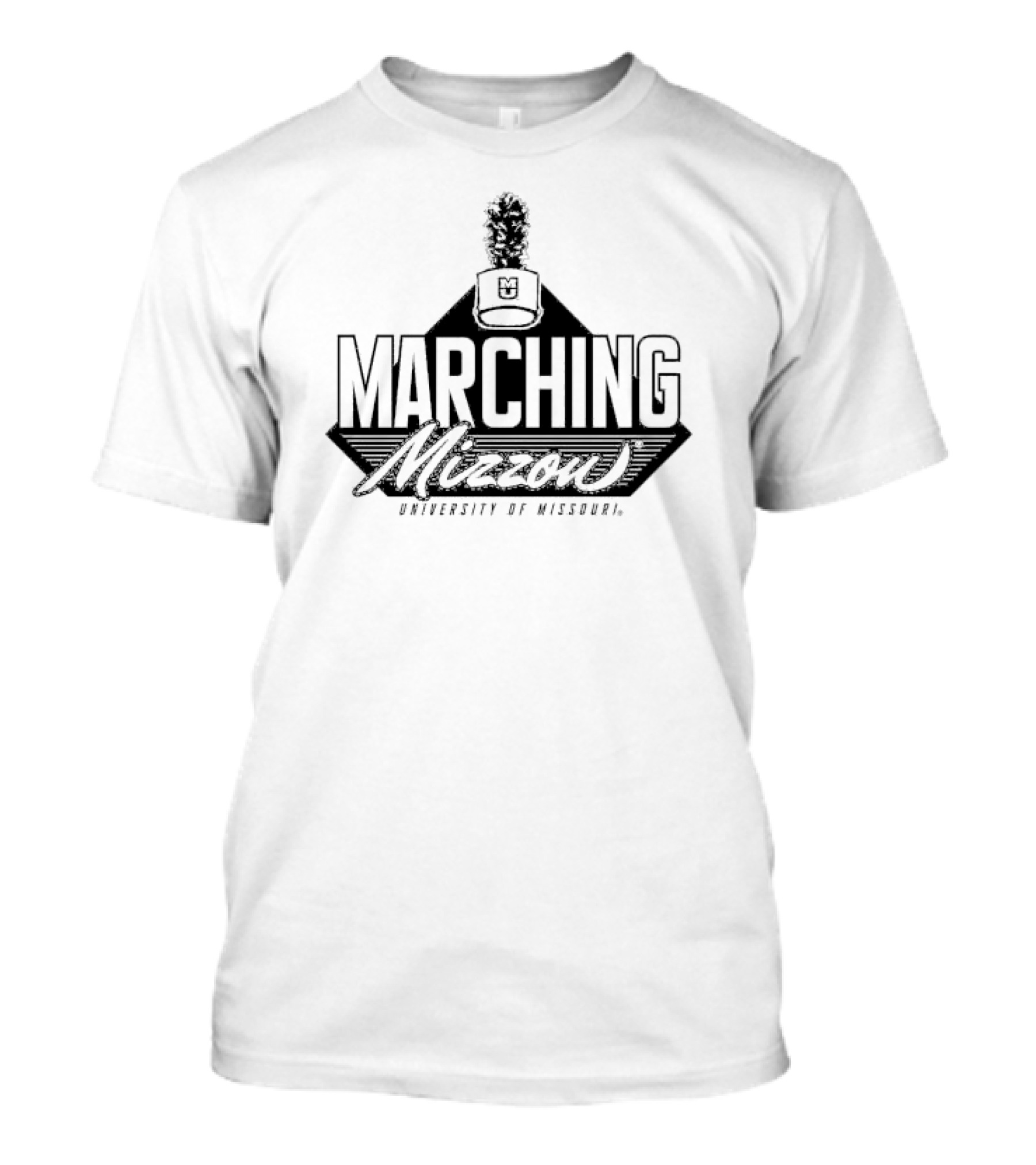 Marching Mizzou University Of Missouri Tiger Head Shako T-Shirt