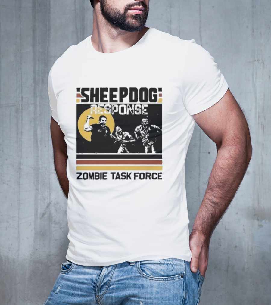 Tim Kennedy Sheepdog Response Zombie Task Force Team Badge T-Shirt