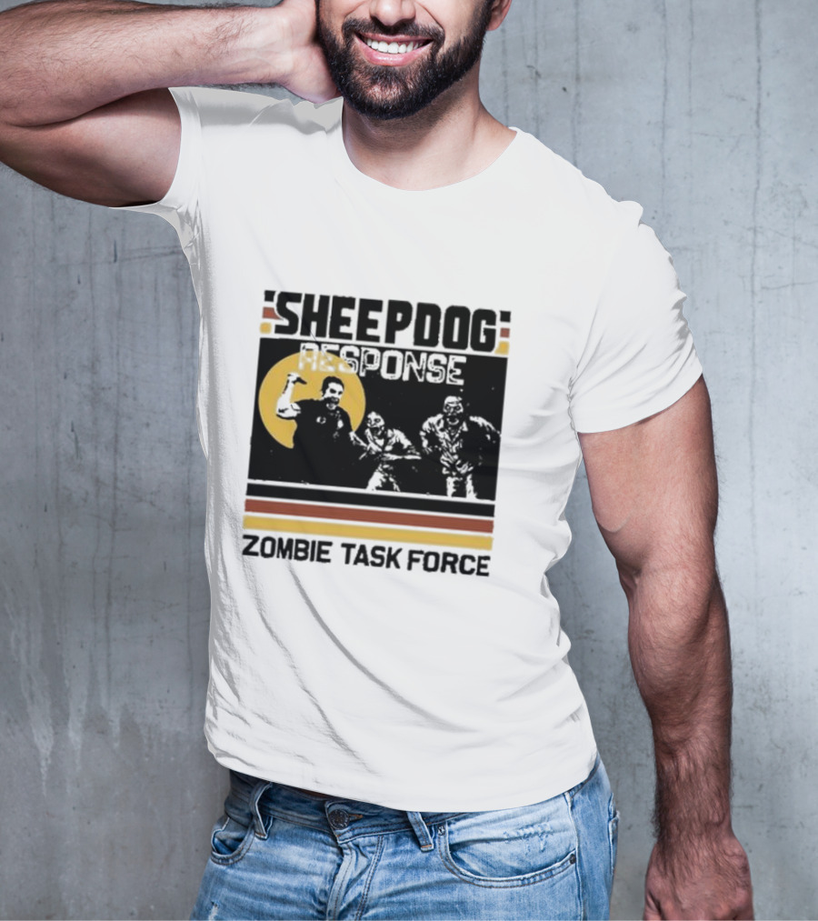 Tim Kennedy Sheepdog Response Zombie Task Force Team Badge T-Shirt