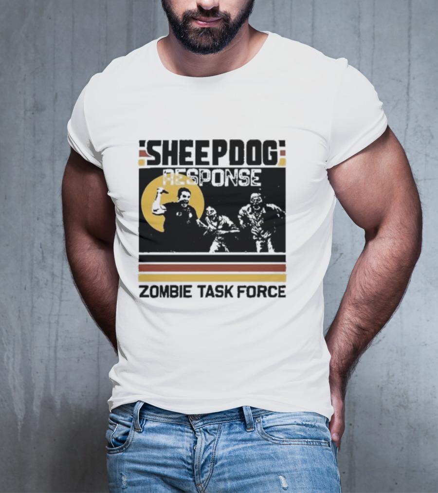 Tim Kennedy Sheepdog Response Zombie Task Force Team Badge T-Shirt