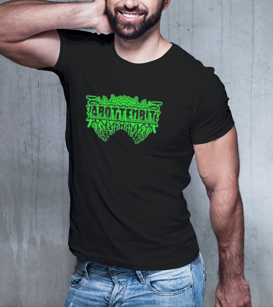 Arottenbit Acid Green Pixel T-Shirt