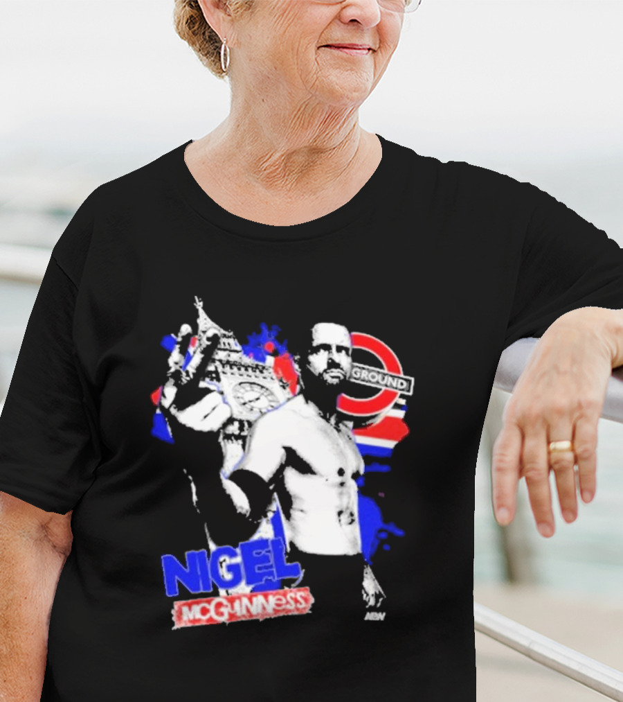 Nigel McGuinness AEW From The Underground London T-Shirt