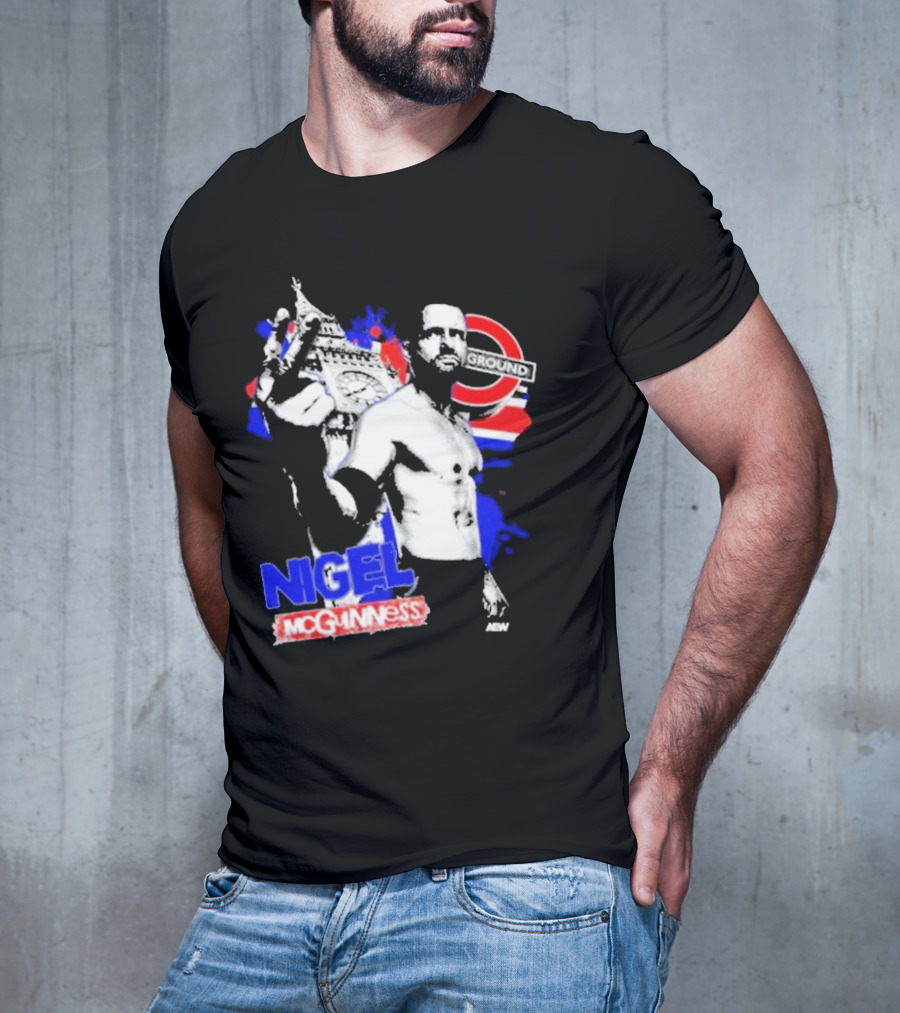 Nigel McGuinness AEW From The Underground London T-Shirt