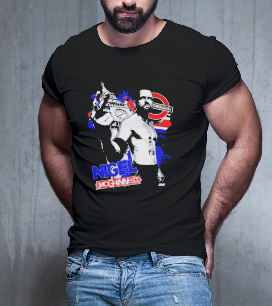 Nigel McGuinness AEW From The Underground London T-Shirt