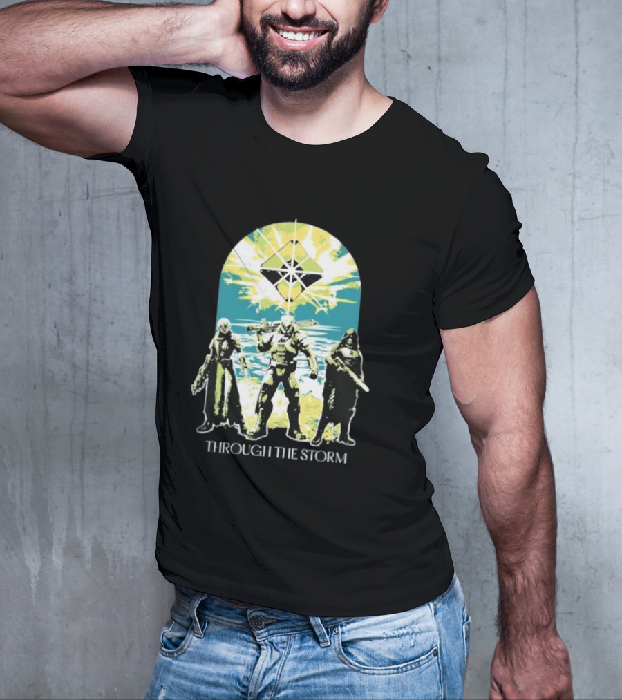 Through The Storm Destiny Guardians Trio Iconic T-Shirt