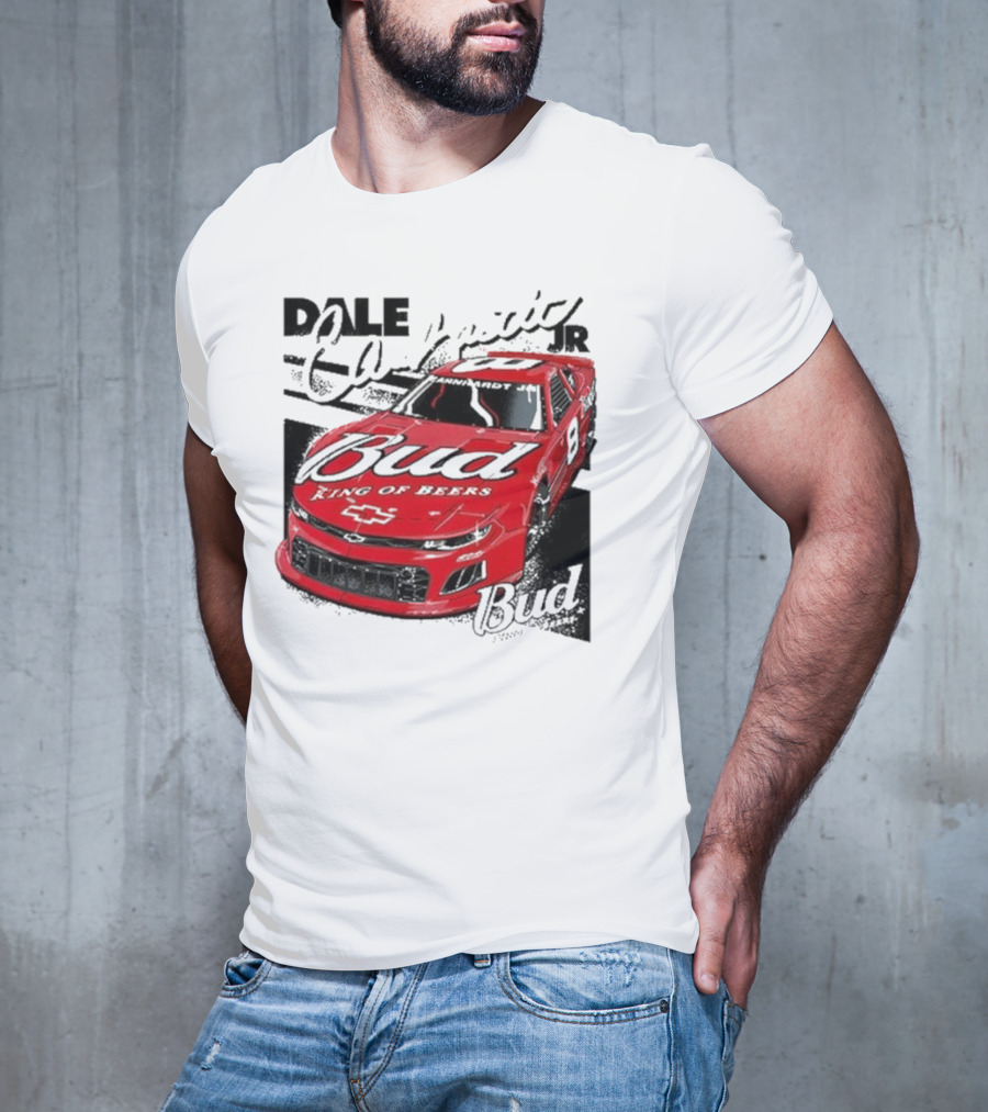 Dale Earnhardt Jr. Bud King Of Beers Chevrolet 9 Racing Car T-Shirt