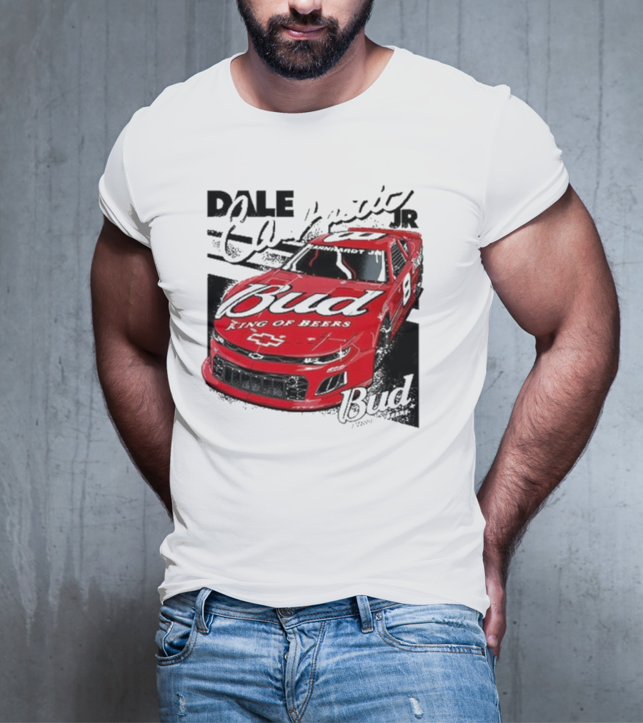 Dale Earnhardt Jr. Bud King Of Beers Chevrolet 9 Racing Car T-Shirt