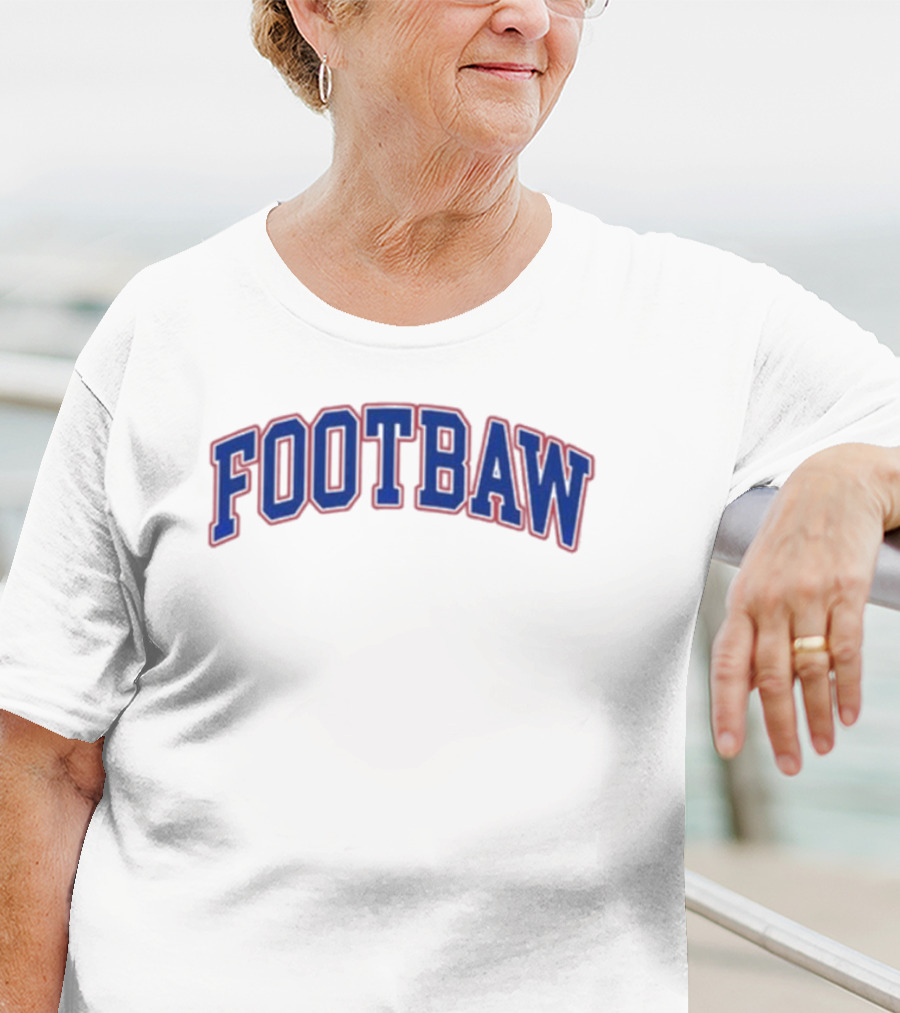 Footbaw Retro Sports Style Crewneck T-Shirt