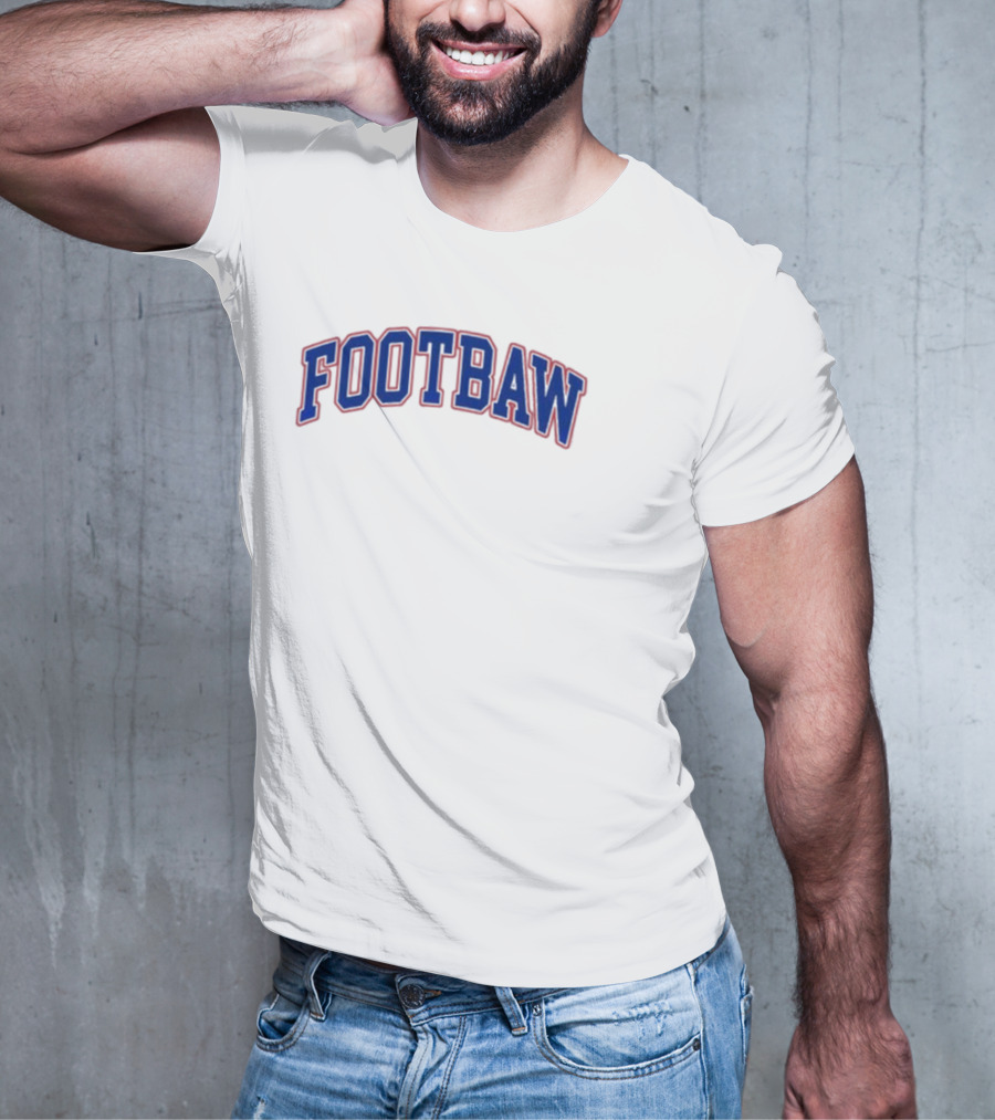 Footbaw Retro Sports Style Crewneck T-Shirt