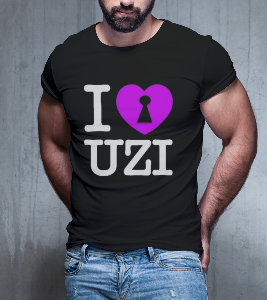 Eternal Atake 2 I Lock Heart Uzi I Love Uzi T-Shirt
