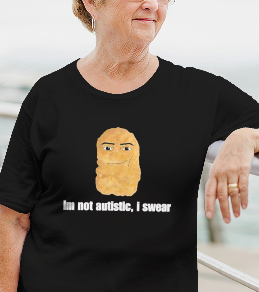 Im Not Autistic I Swear Potato Face Meme T-Shirt