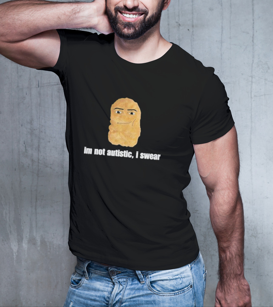 Im Not Autistic I Swear Potato Face Meme T-Shirt
