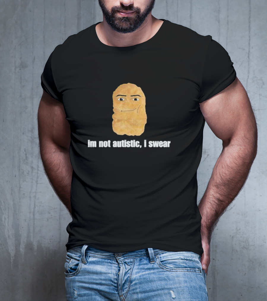 Im Not Autistic I Swear Potato Face Meme T-Shirt