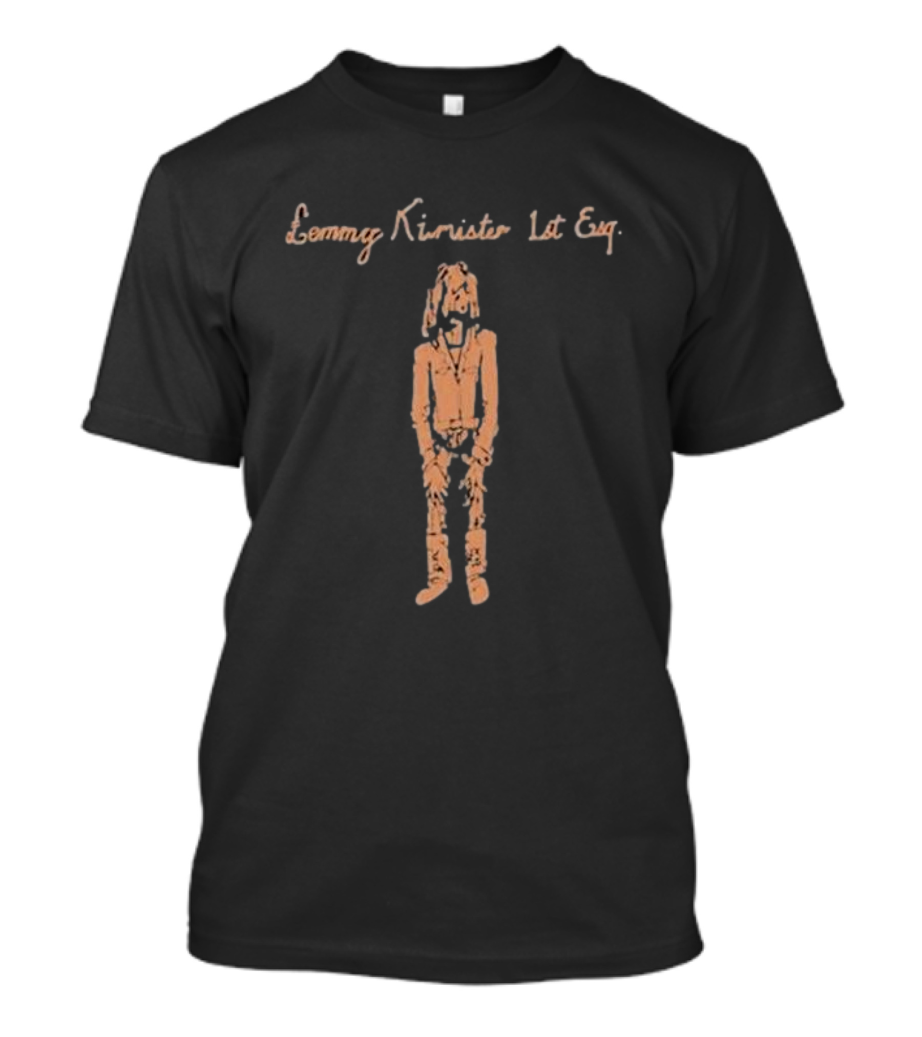 Lemmy Kilmister 1st Esq Original Doodle T-Shirt