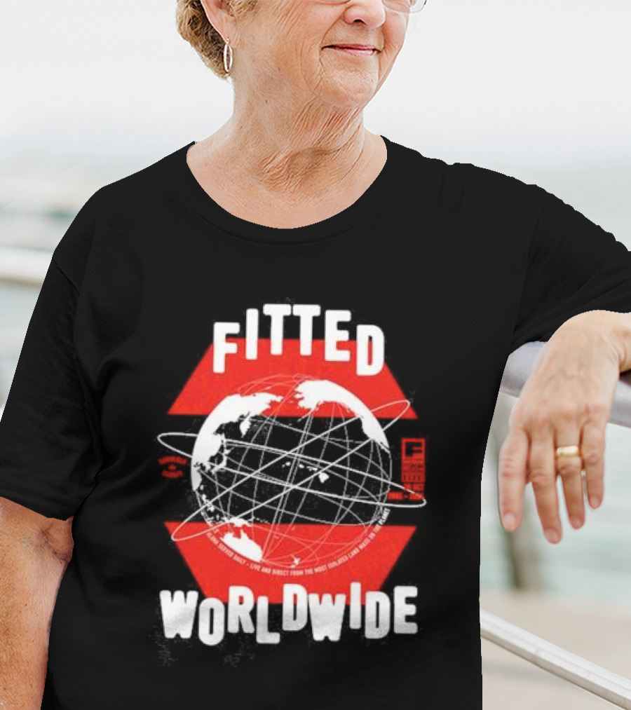 Live And Direct Fitted Worldwide Global Network T-Shirt