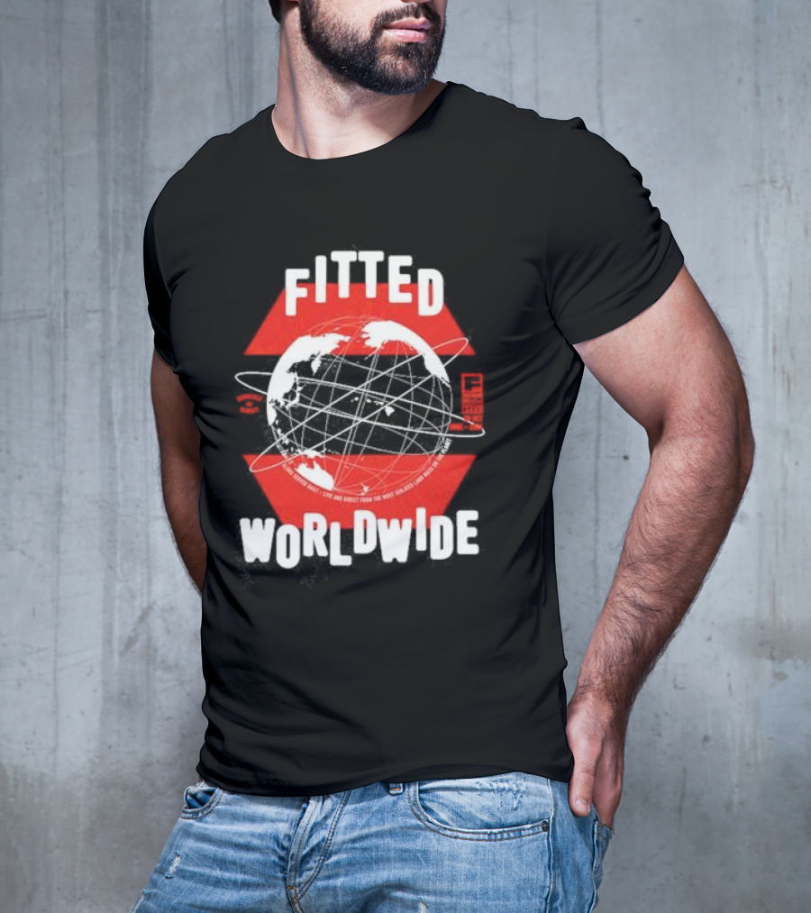 Live And Direct Fitted Worldwide Global Network T-Shirt