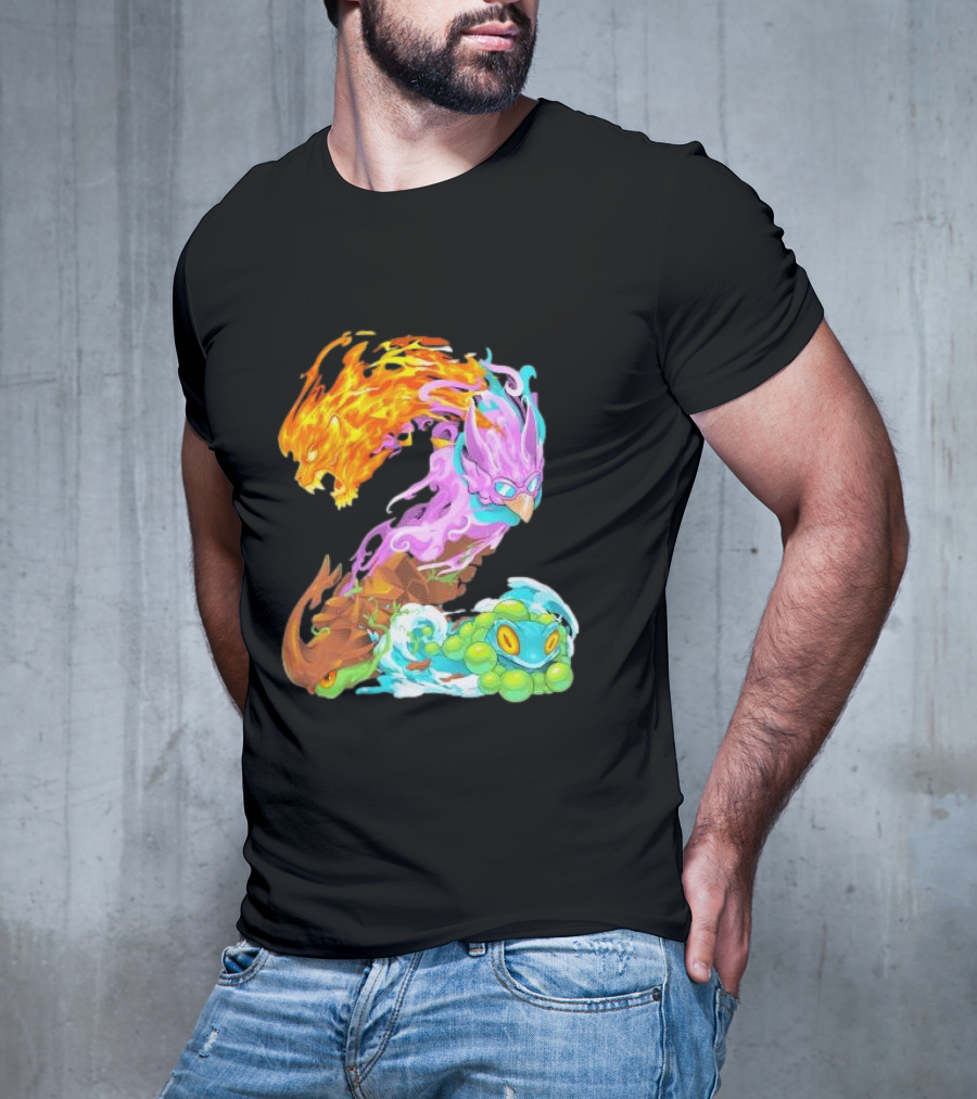 Rivals Of Aether 2 Elemental Creatures Number T-Shirt