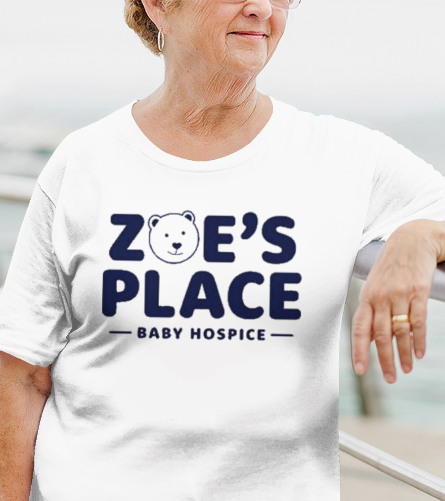 Chris Pajak Zoe’s Place Baby Hospice Charity Logo Bear T-Shirt