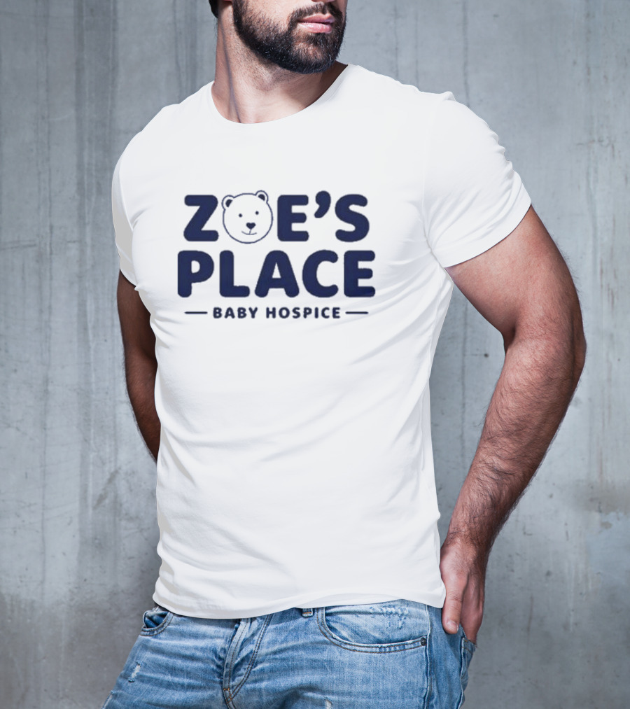Chris Pajak Zoe’s Place Baby Hospice Charity Logo Bear T-Shirt