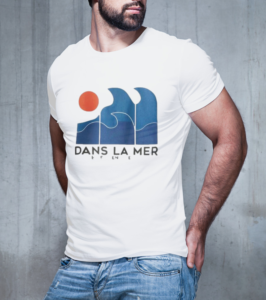 Dans La Mer Waves And Sun T-Shirt