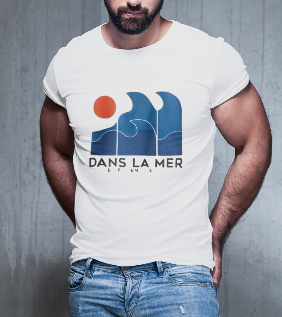 Dans La Mer Waves And Sun T-Shirt