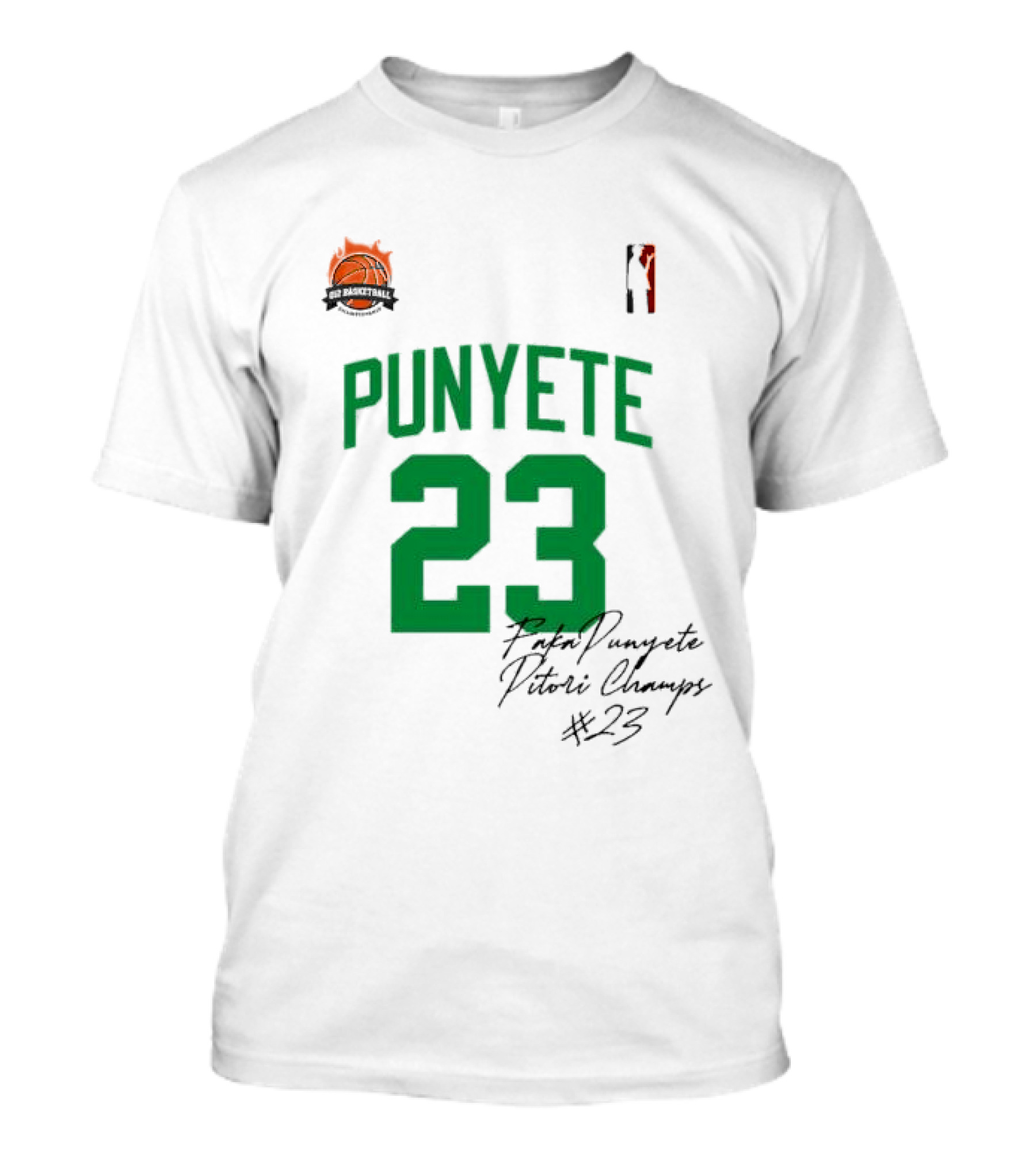 Punyete 23 Ptafl Pinyete Pitori Champs Basketball 23 T-Shirt