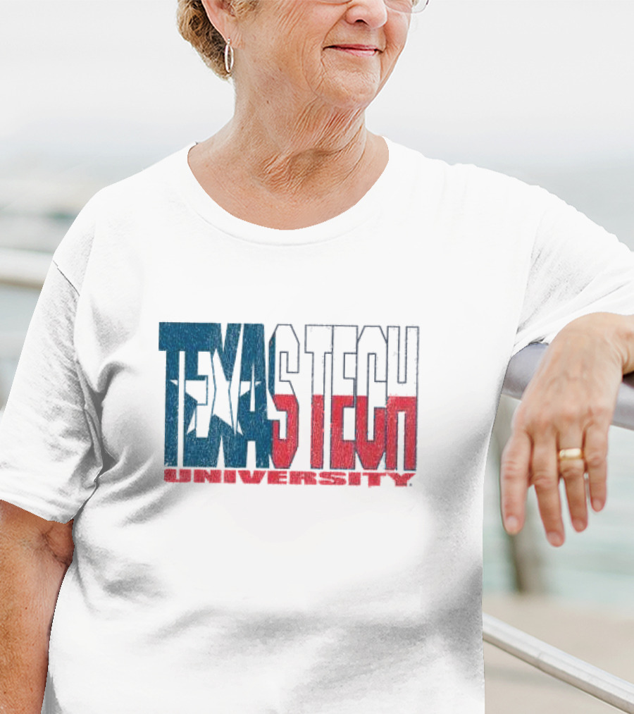 Texas Tech University Texas Flag Colors T-Shirt